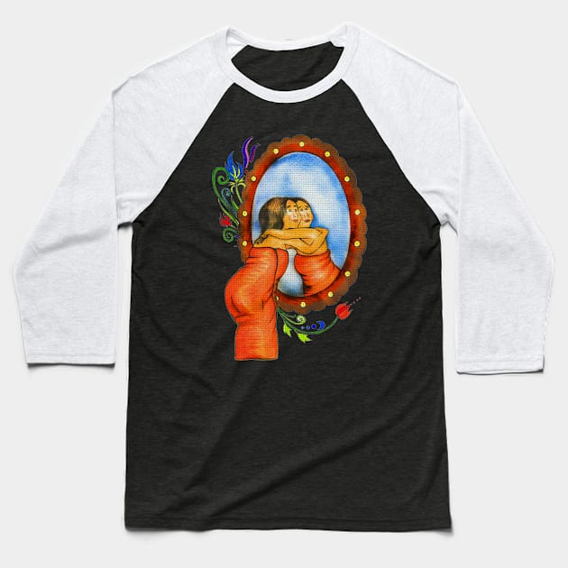 love yourself first Baseball T-Shirt by Rablo